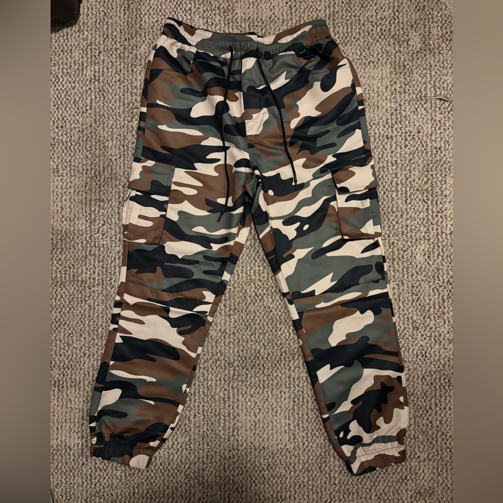 Camouflage Cargo Joggers